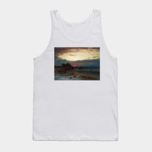 A Winter Sky by George Inness Tank Top